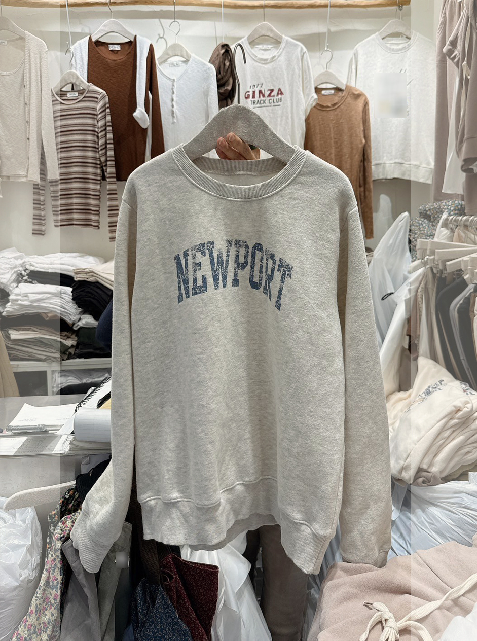 卜派家NEWPORT刷毛大學TEE