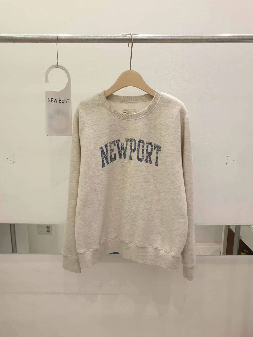 卜派家NEWPORT刷毛大學TEE