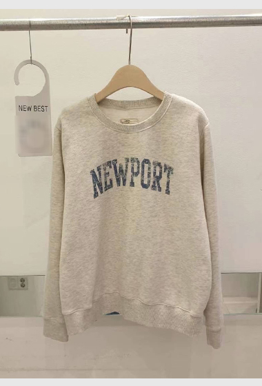 卜派家NEWPORT刷毛大學TEE