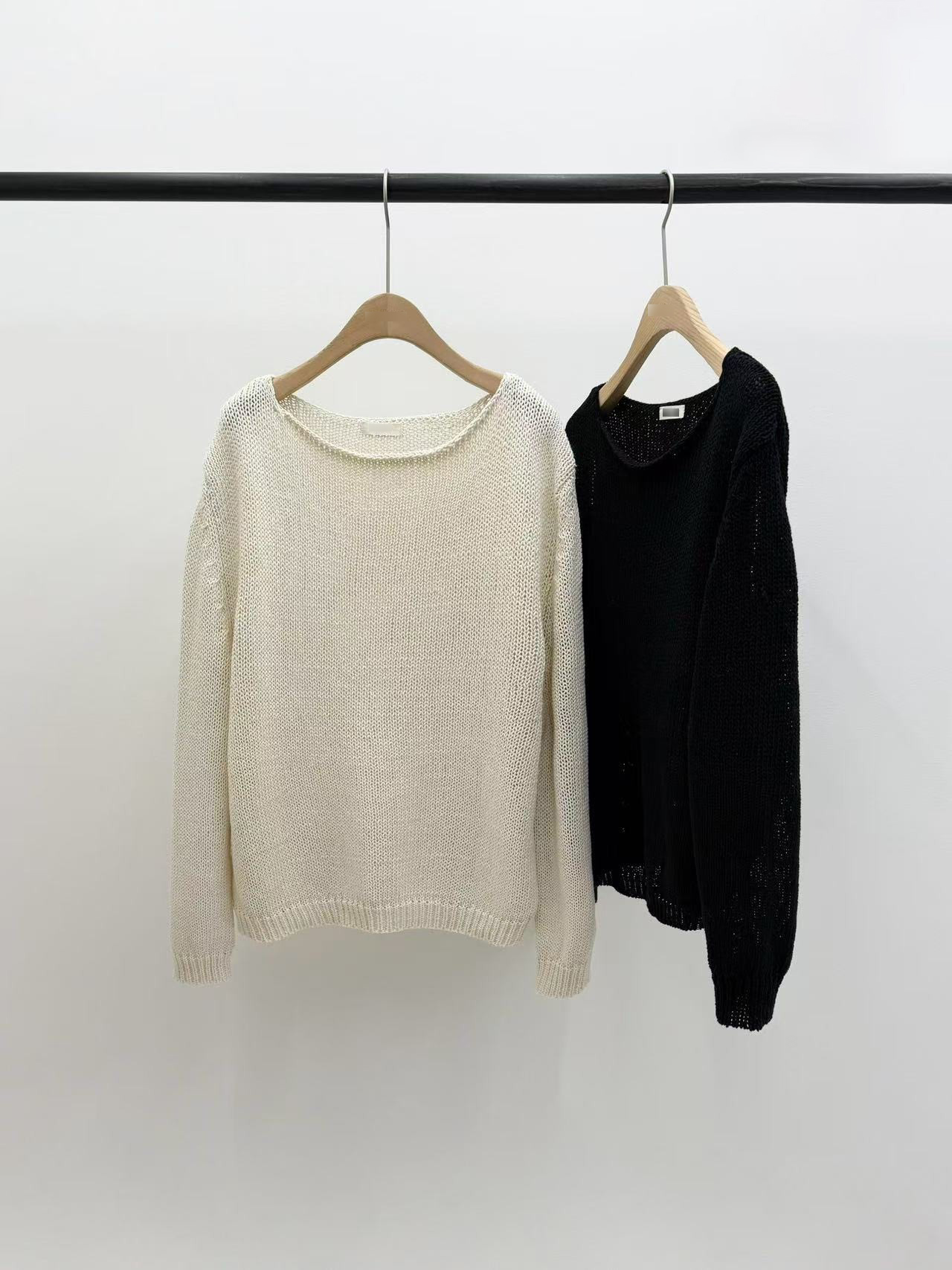 船領溫柔針織上衣