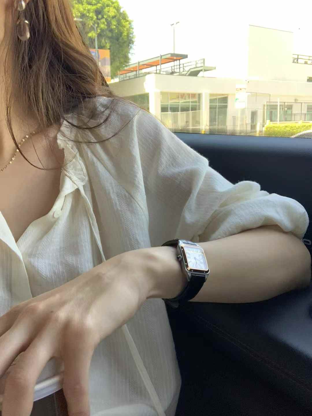 B89.顏值家抓皺綁帶罩衫