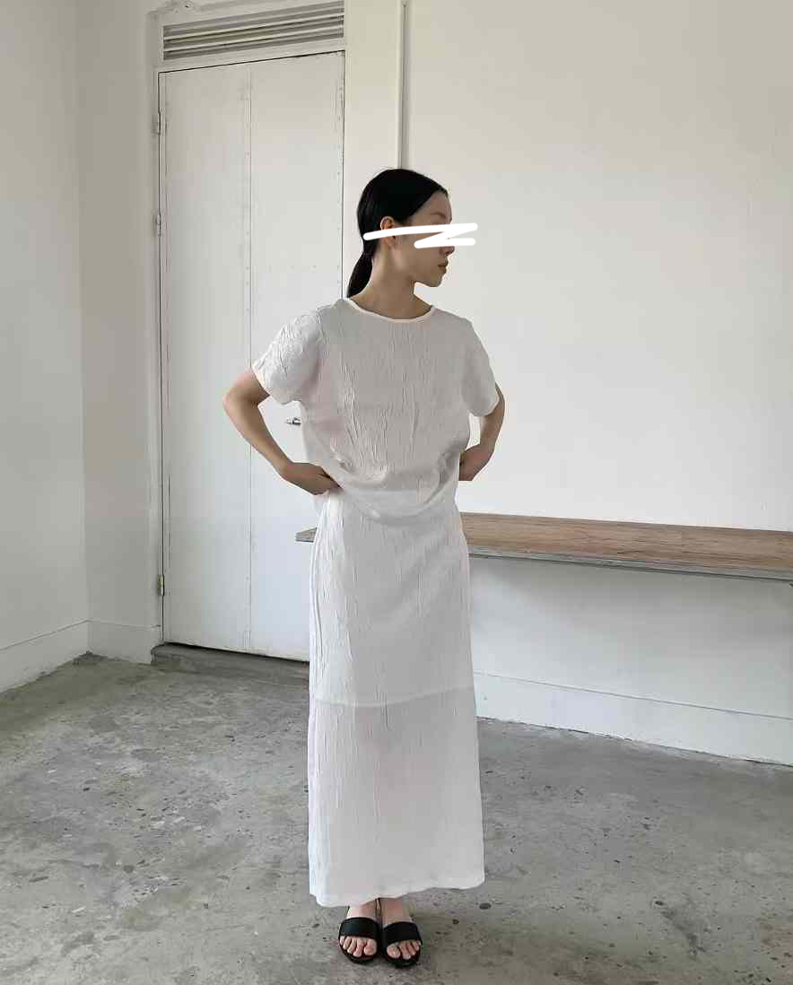 B94.時尚大理石壓紋上衣