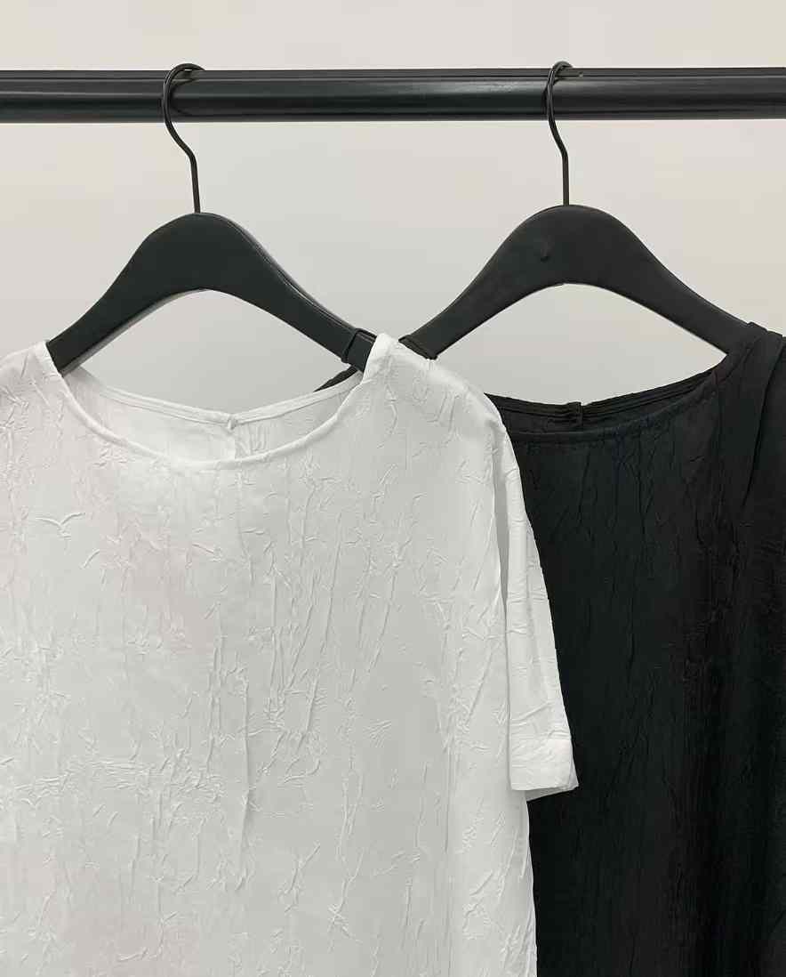 B94.時尚大理石壓紋上衣