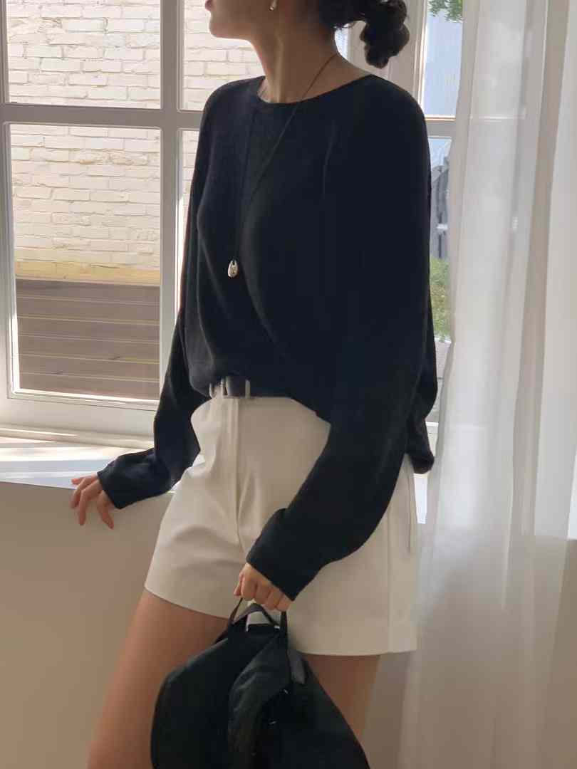A34.亞麻混紡舒適薄長袖