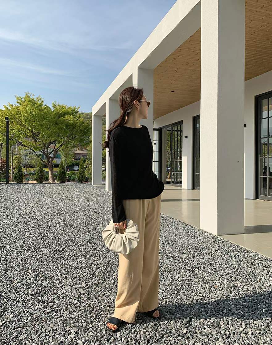 優雅女孩百搭針織衫