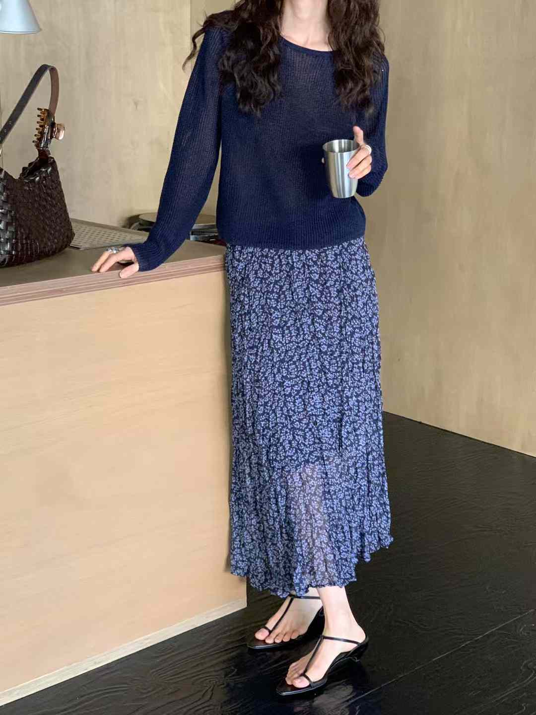 A67.拉克蘭亞麻混紡針織衫