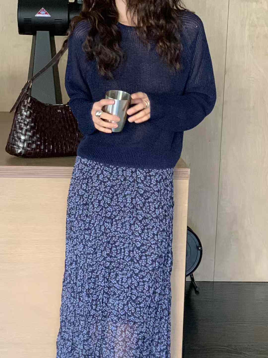 A67.拉克蘭亞麻混紡針織衫