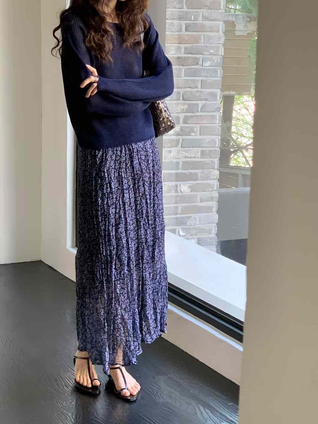 A67.拉克蘭亞麻混紡針織衫