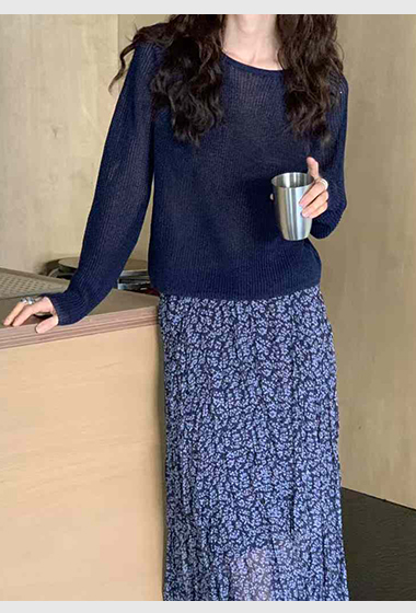 A67.拉克蘭亞麻混紡針織衫