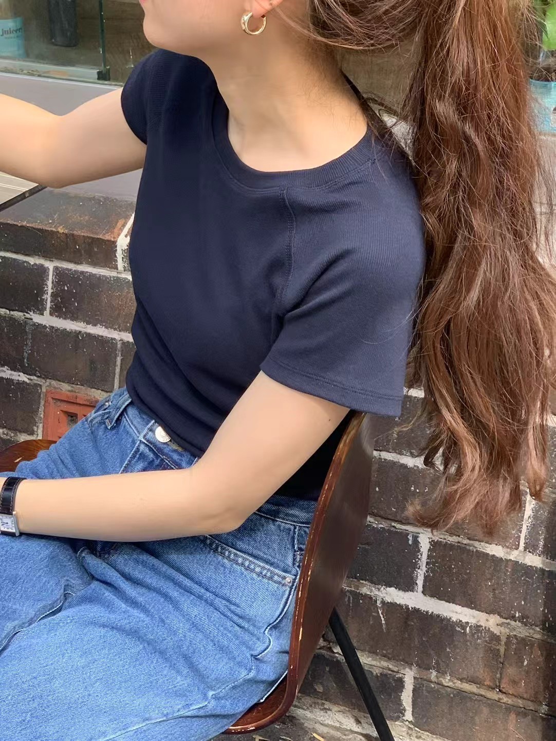 A108.顏值家顯瘦俐落基本TEE