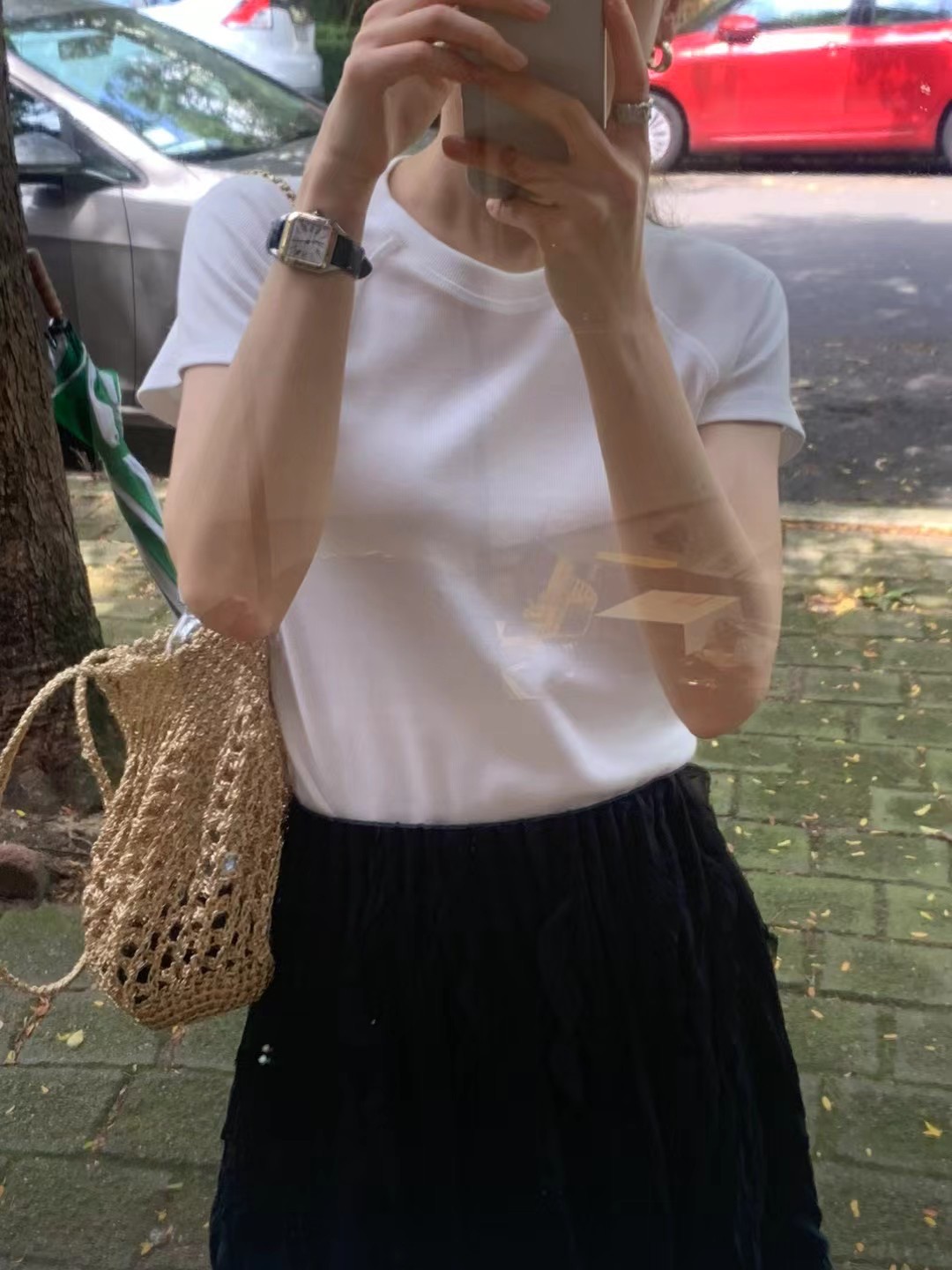 A108.顏值家顯瘦俐落基本TEE