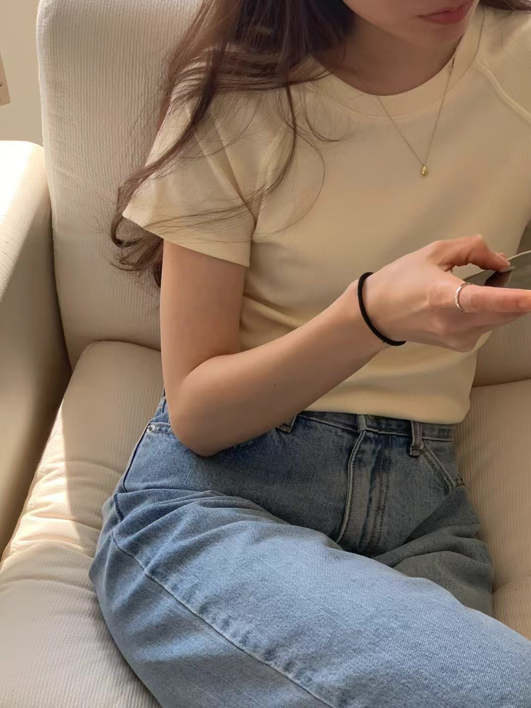 A108.顏值家顯瘦俐落基本TEE