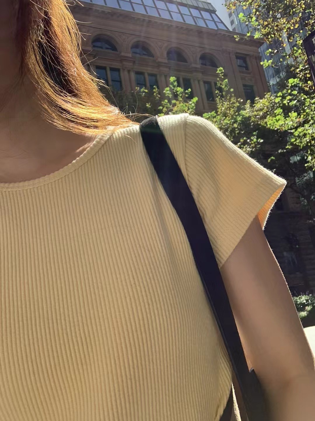 A107.顏值家細緻羅紋百搭TEE