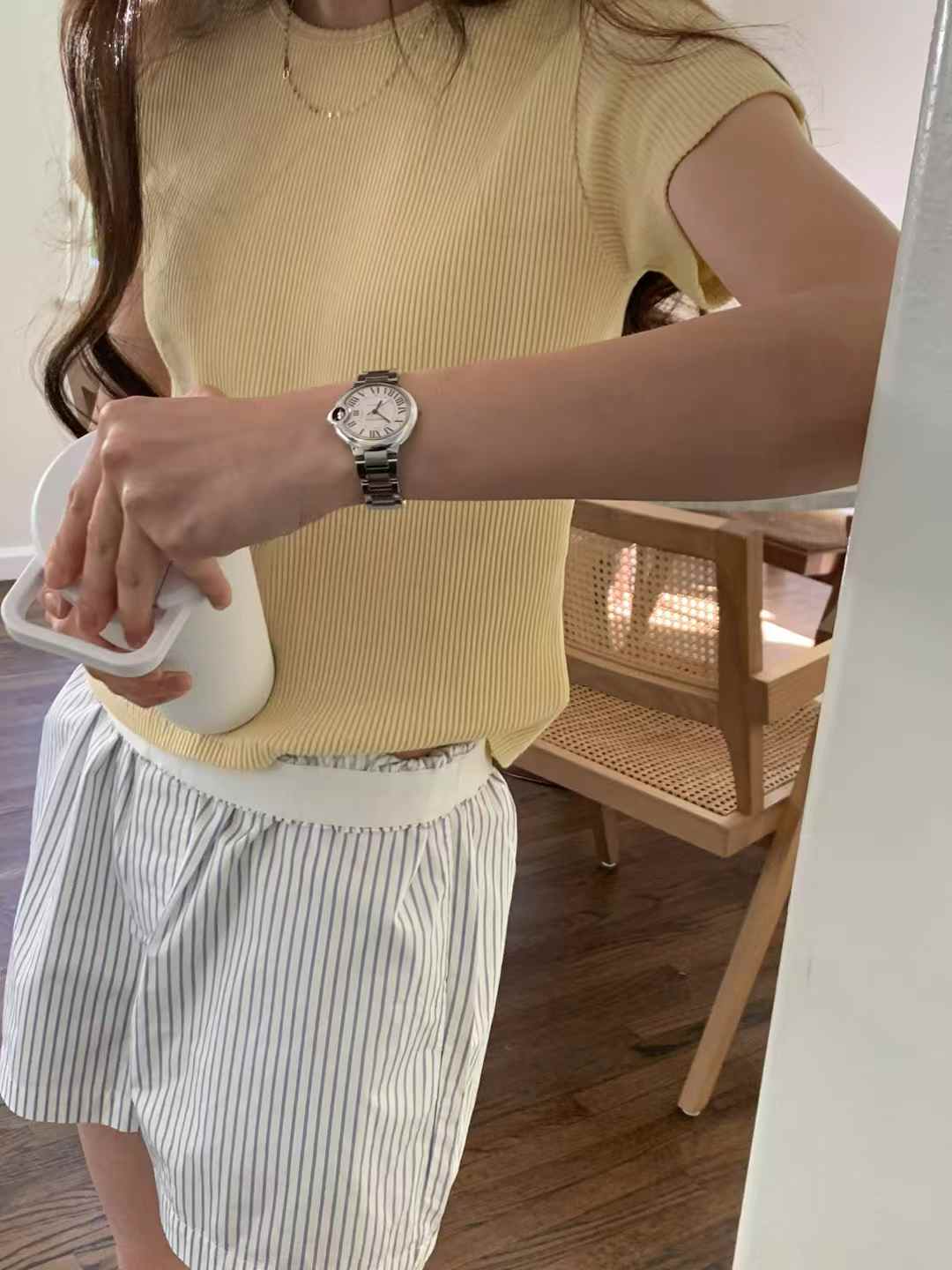 A107.顏值家細緻羅紋百搭TEE