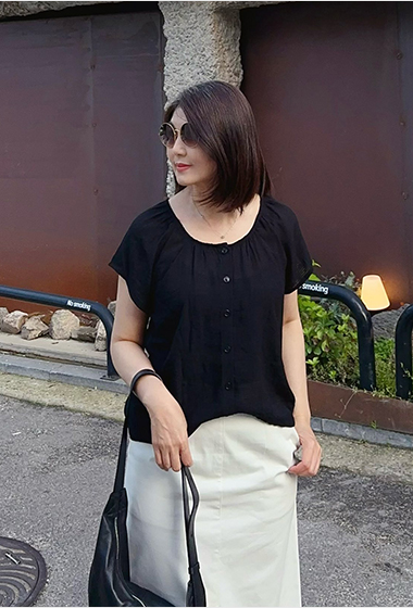 A86.夏日甜美女孩綁帶上衣