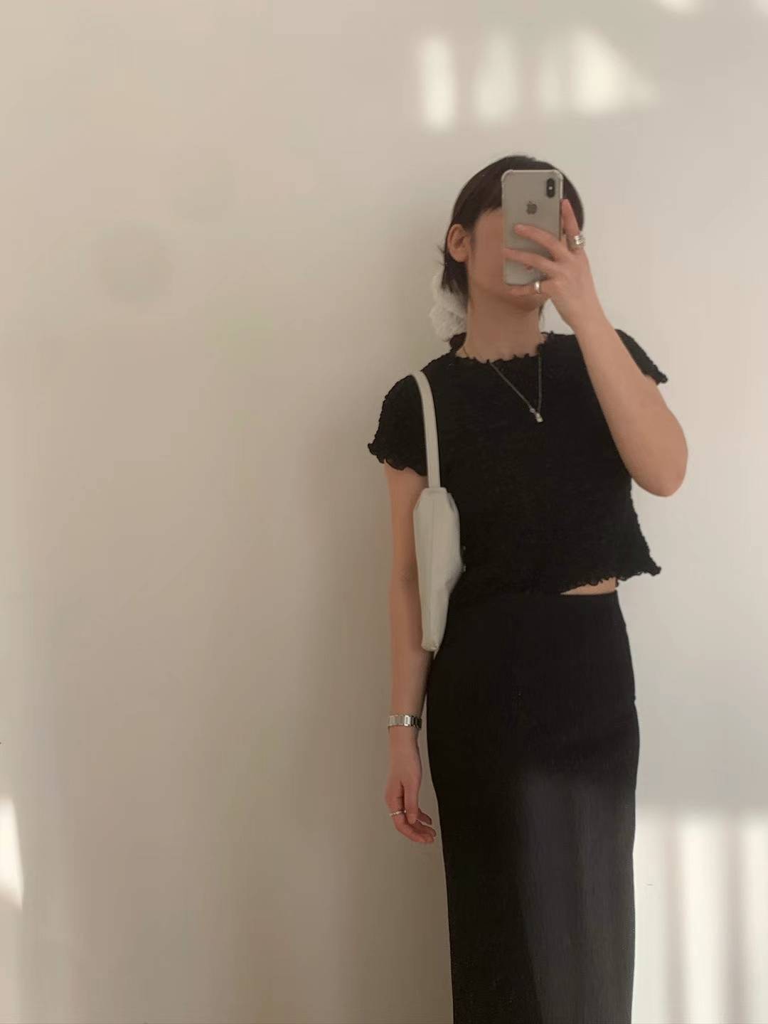 A11.清甜女孩皺皺布短TEE