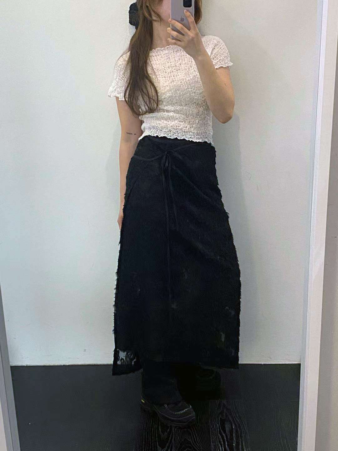 A11.清甜女孩皺皺布短TEE