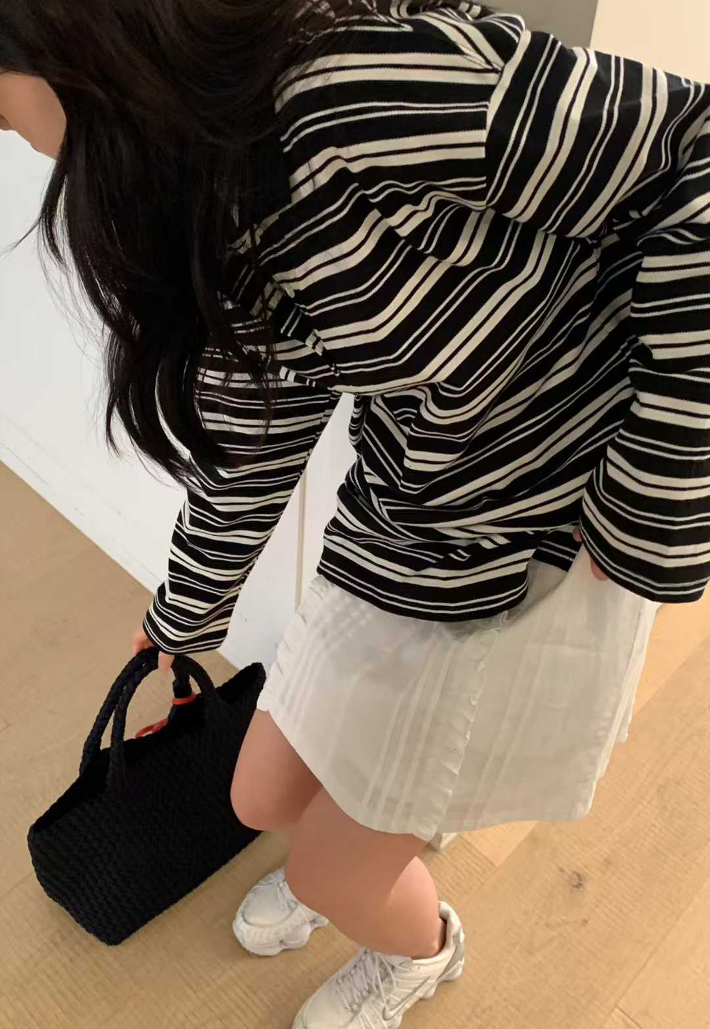 A83.清爽家女孩條紋POLO衫