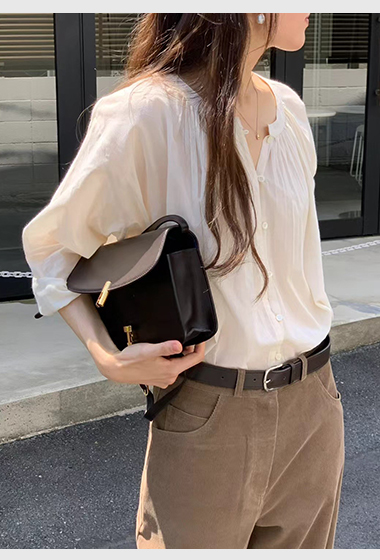 B81.顏值家甜美風範排釦上衣