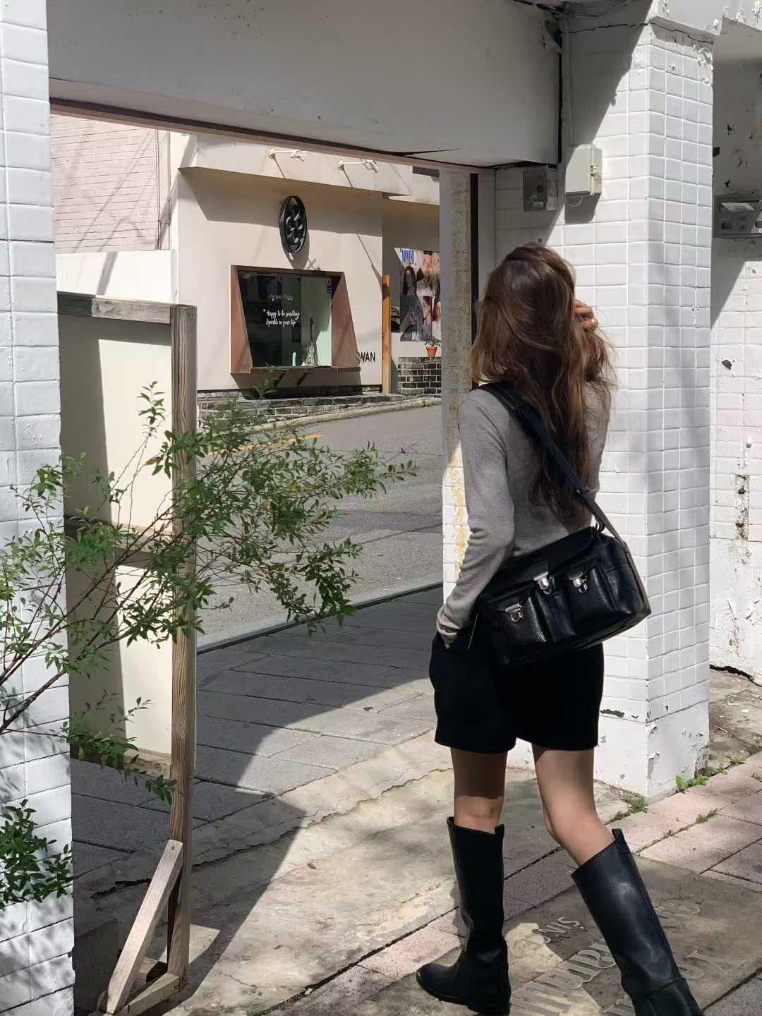 B59.大V家羊毛混紡高領打底衣