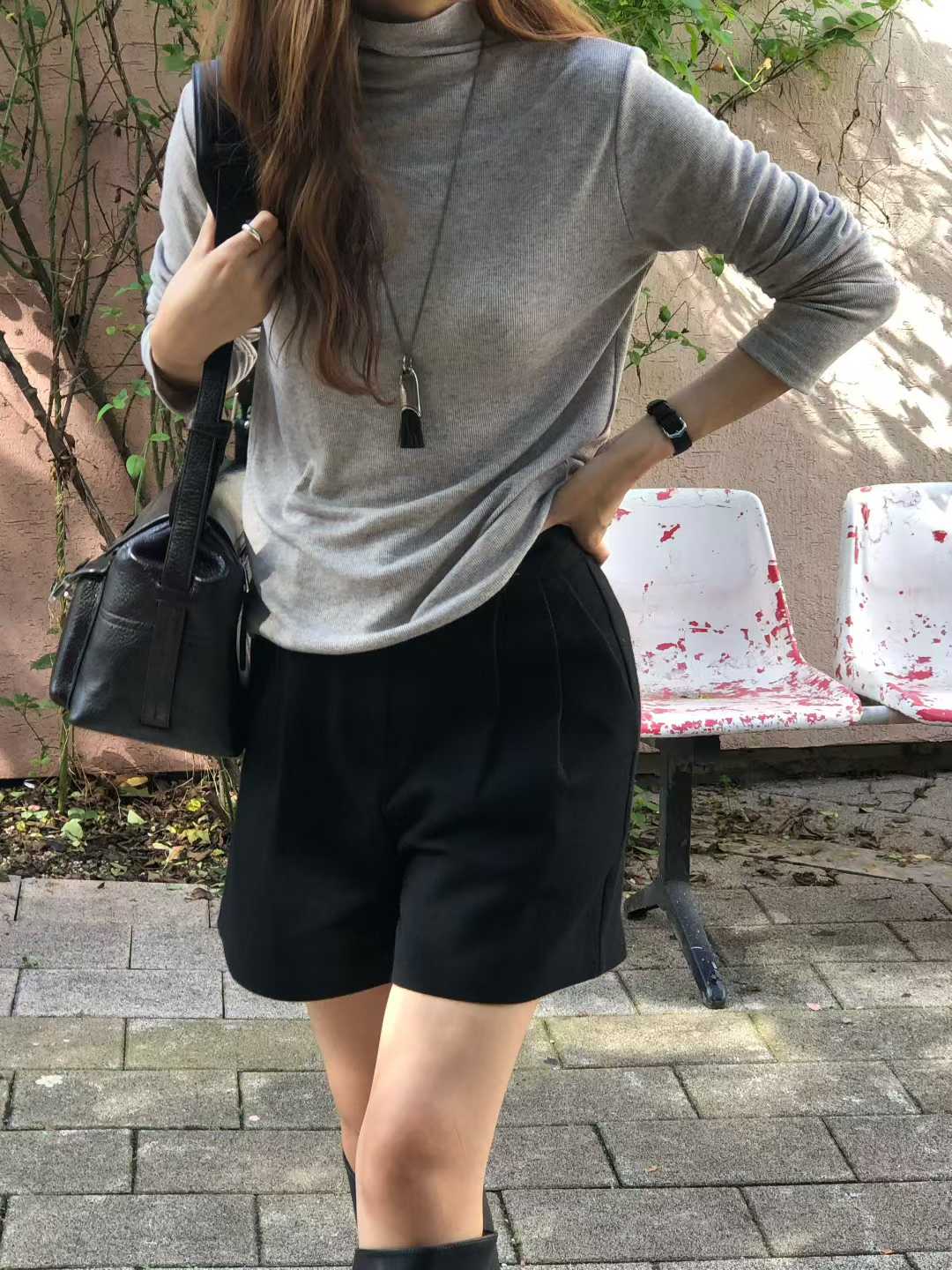 B59.大V家羊毛混紡高領打底衣