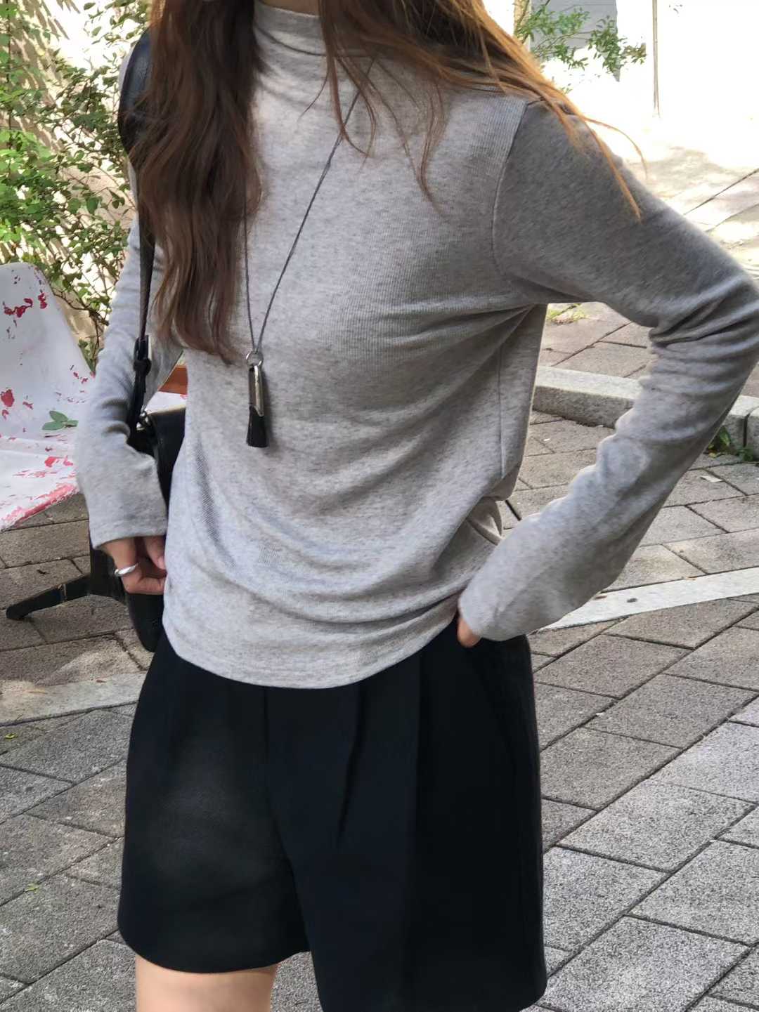 B59.大V家羊毛混紡高領打底衣