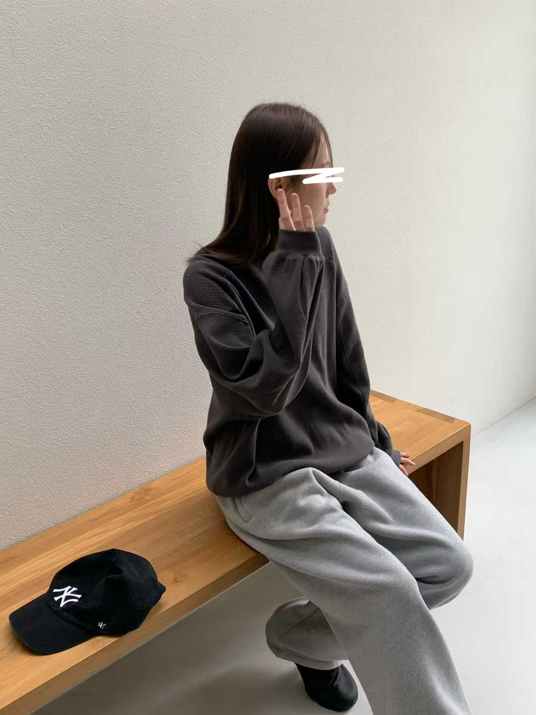 B118.纖瘦家奶霜可可華夫格上衣