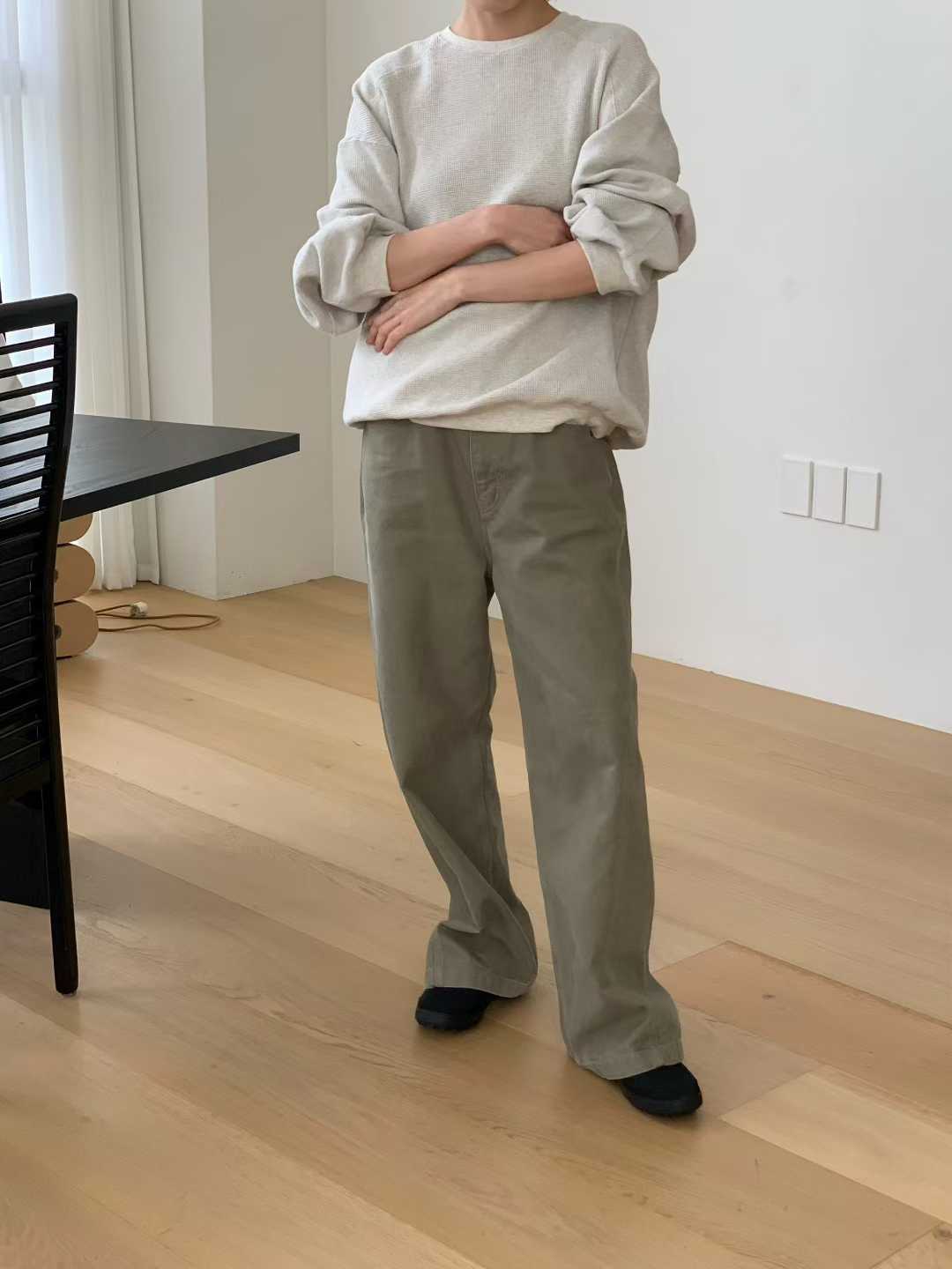 B118.纖瘦家奶霜可可華夫格上衣