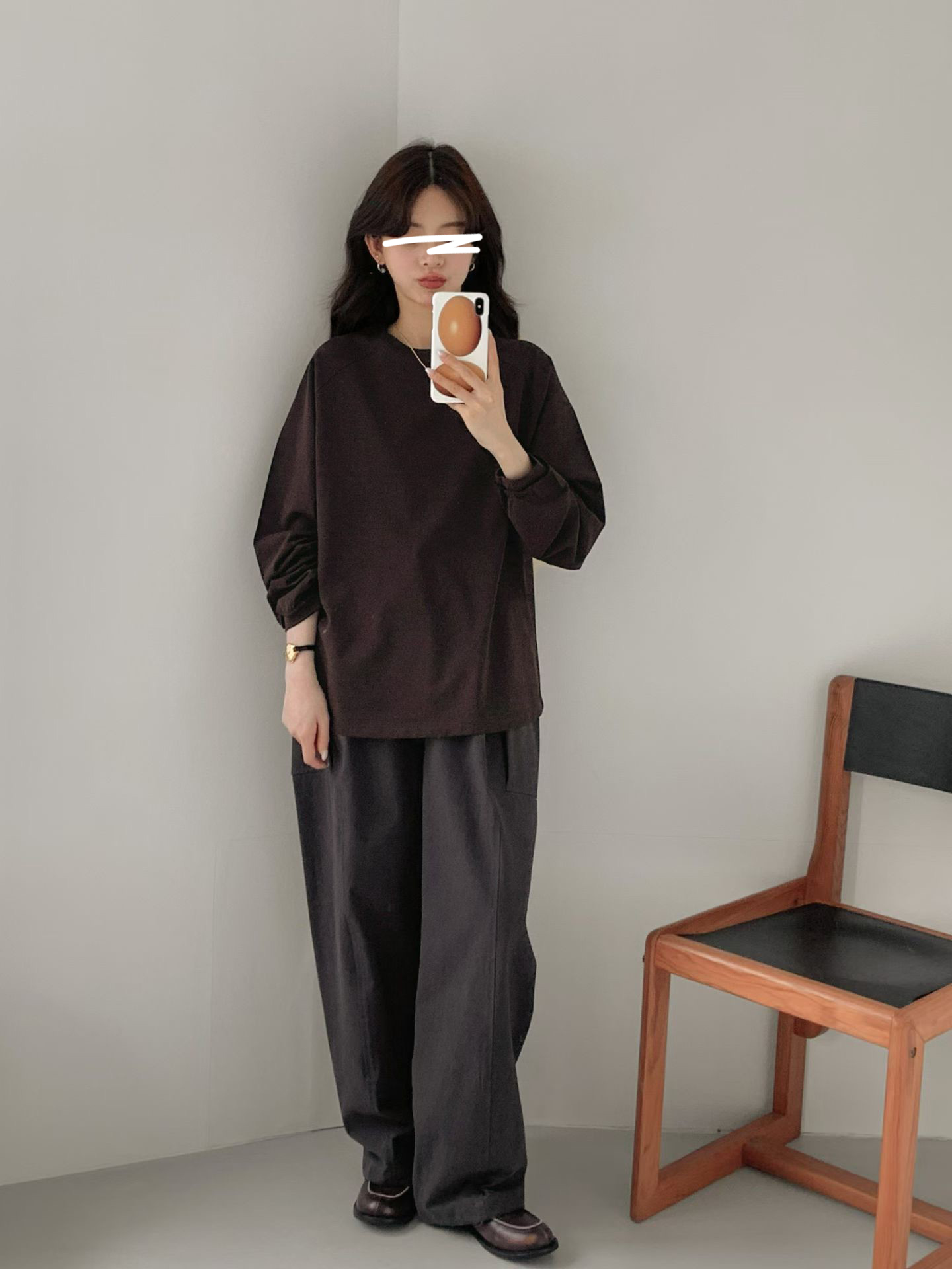 B06.冬日好搭拉克蘭素面長袖TEE