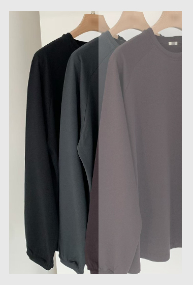 B06.冬日好搭拉克蘭素面長袖TEE