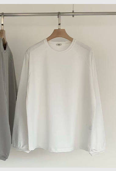 B06.冬日好搭拉克蘭素面長袖TEE