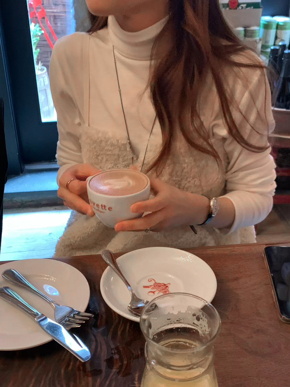 A12.顏值家天絲羊毛高領上衣