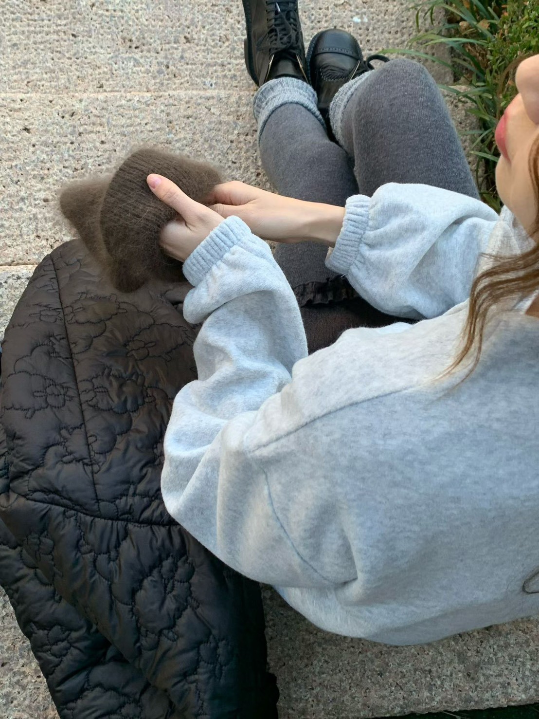 A65.排釦加厚絨面休閒上衣