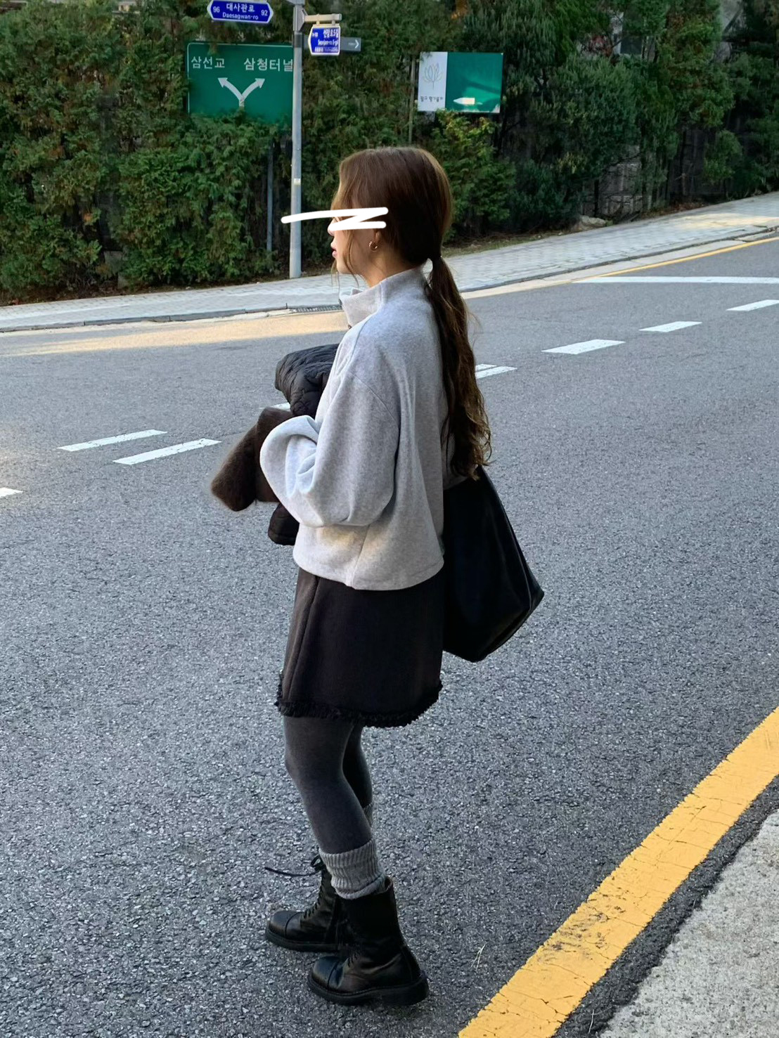 A65.排釦加厚絨面休閒上衣