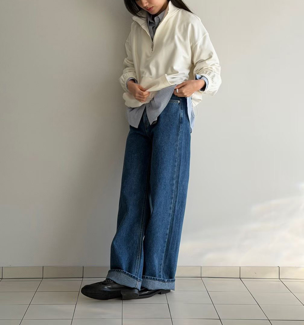 B27.瘦瘦歐膩可立領拉鍊大口袋上衣