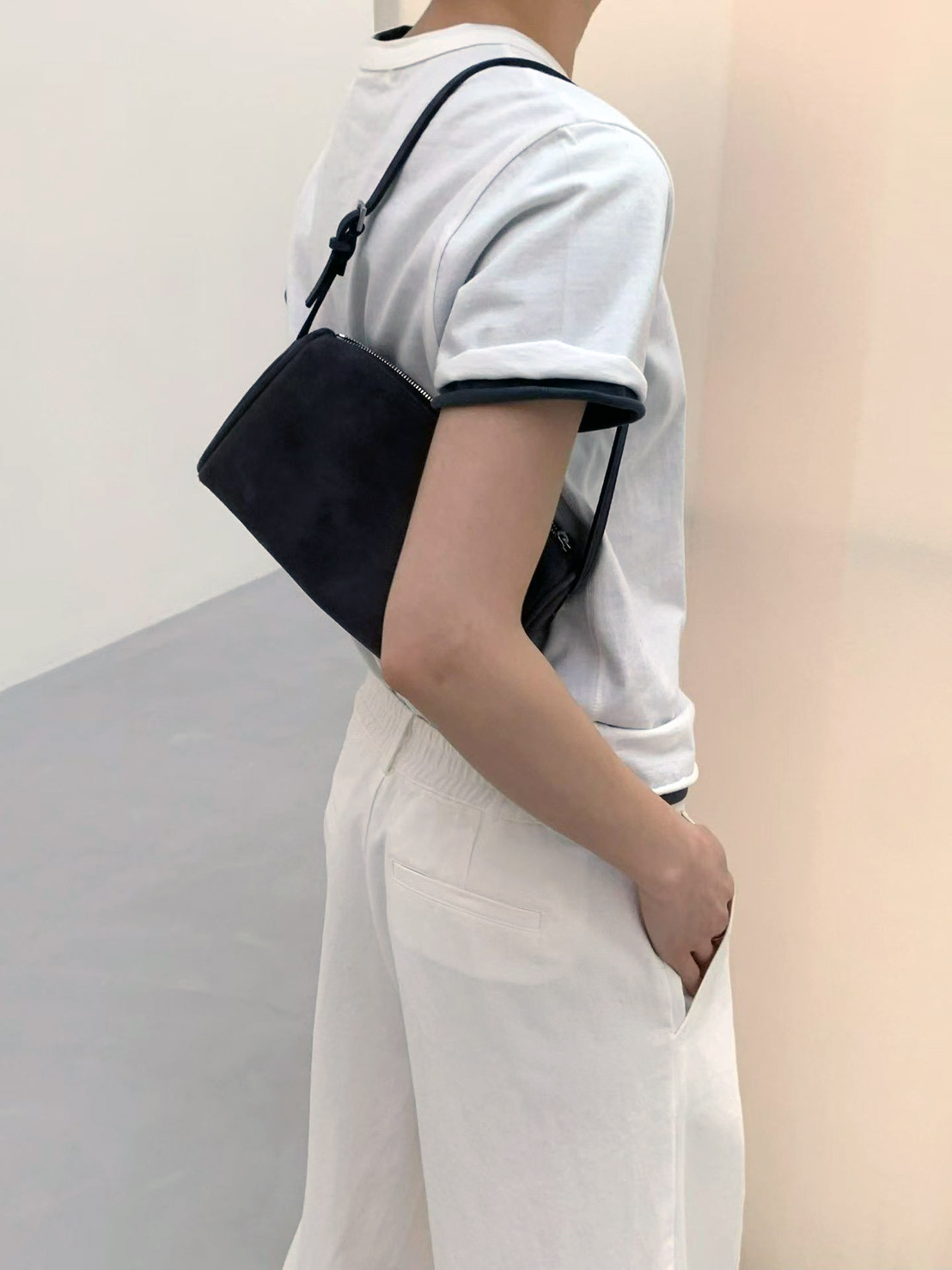 JP家灰階不收邊短袖TEE