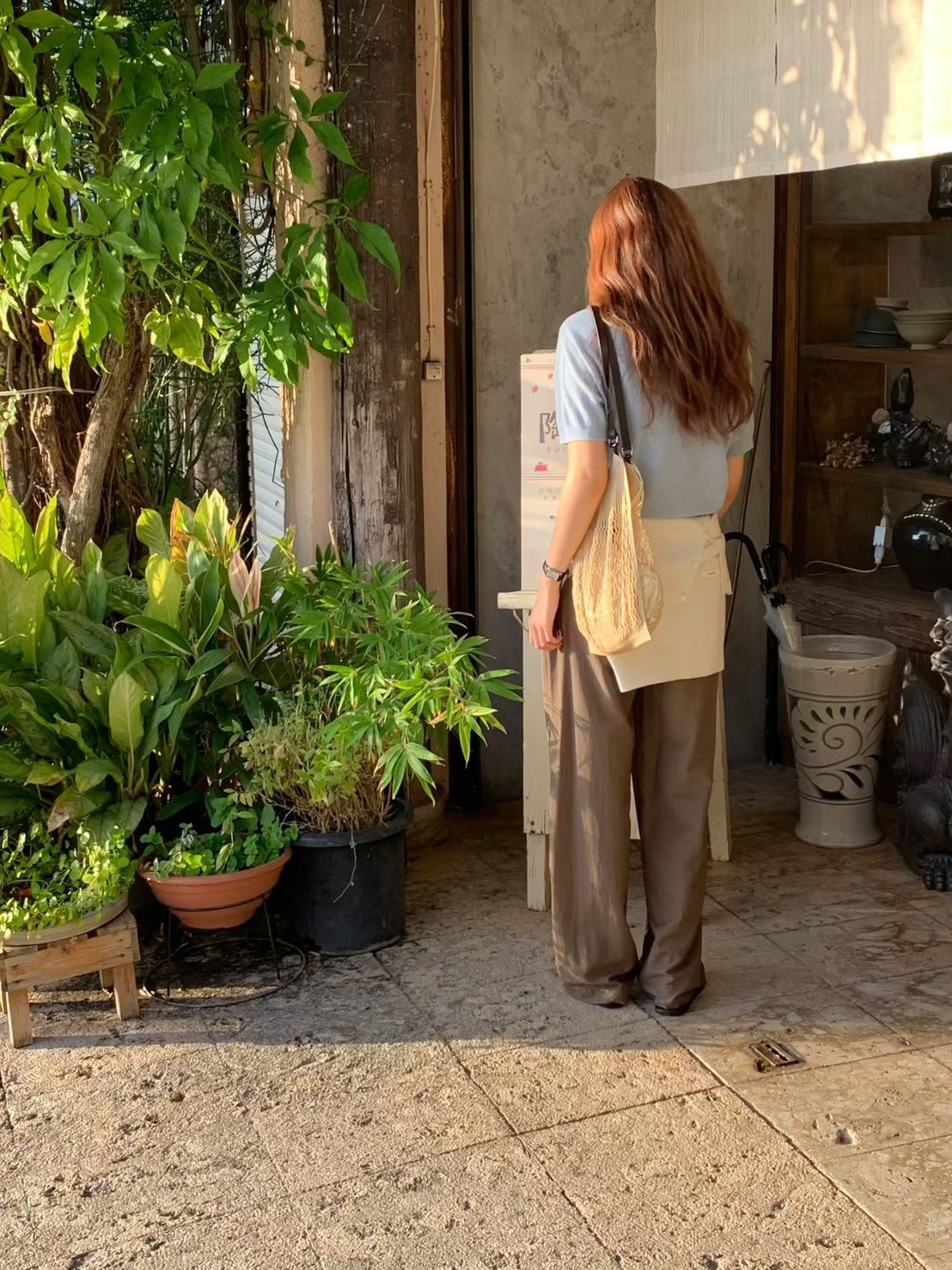 A06.大V家清爽無縫短袖針織上衣