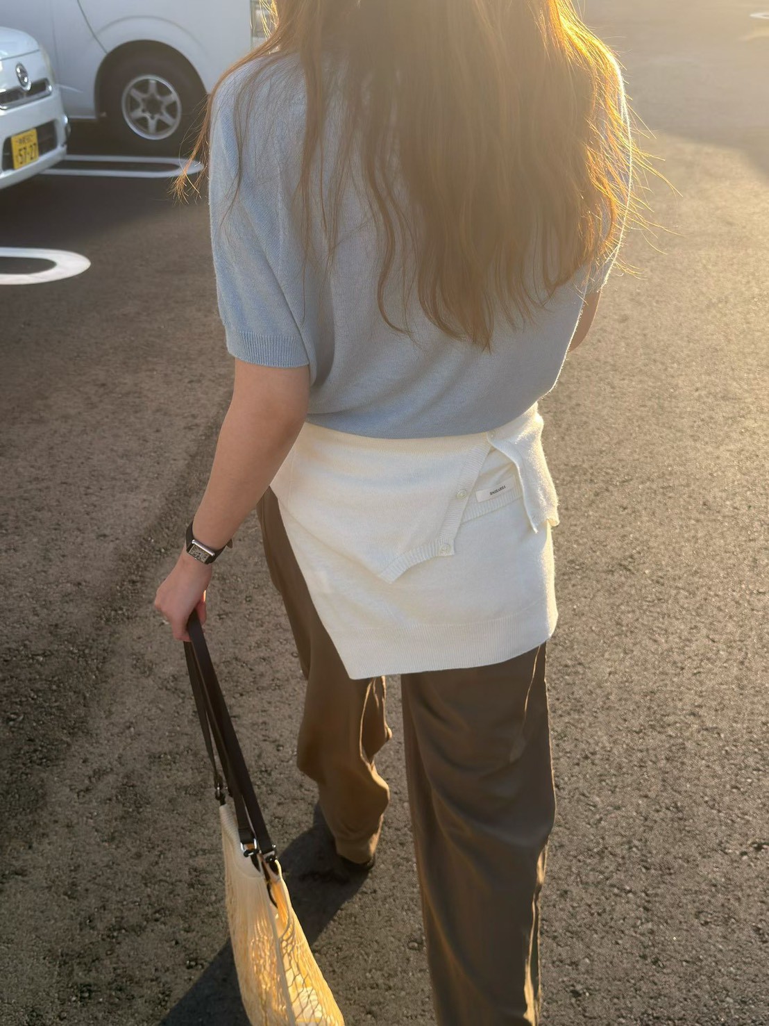 A06.大V家清爽無縫短袖針織上衣