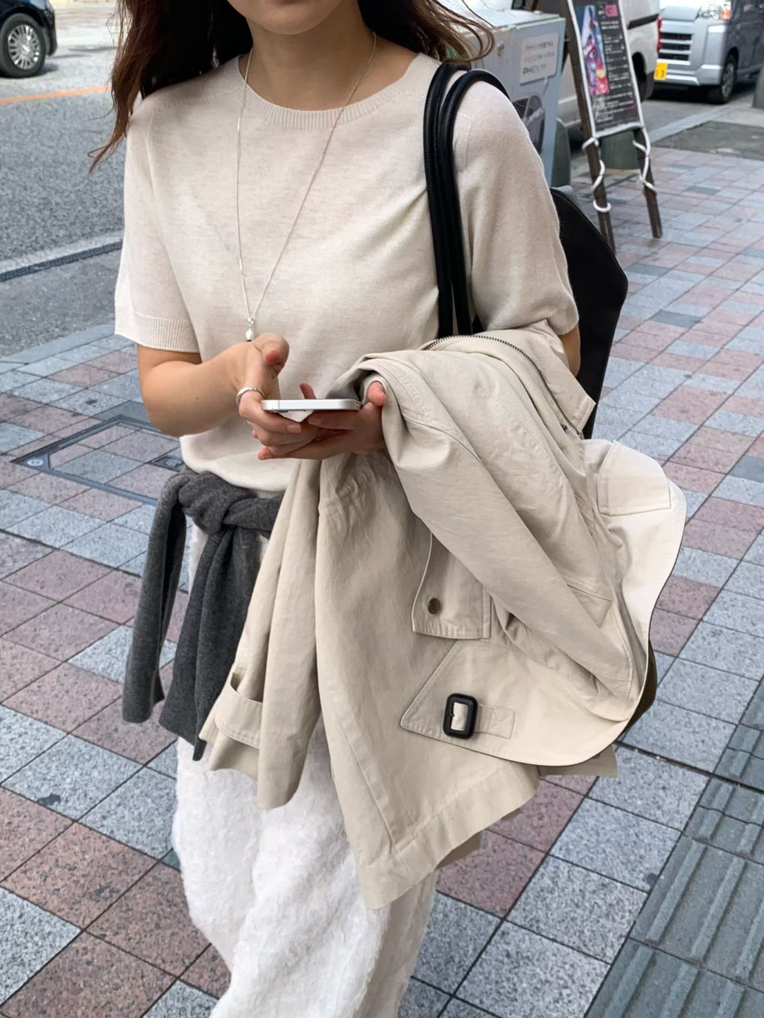 A06.大V家清爽無縫短袖針織上衣