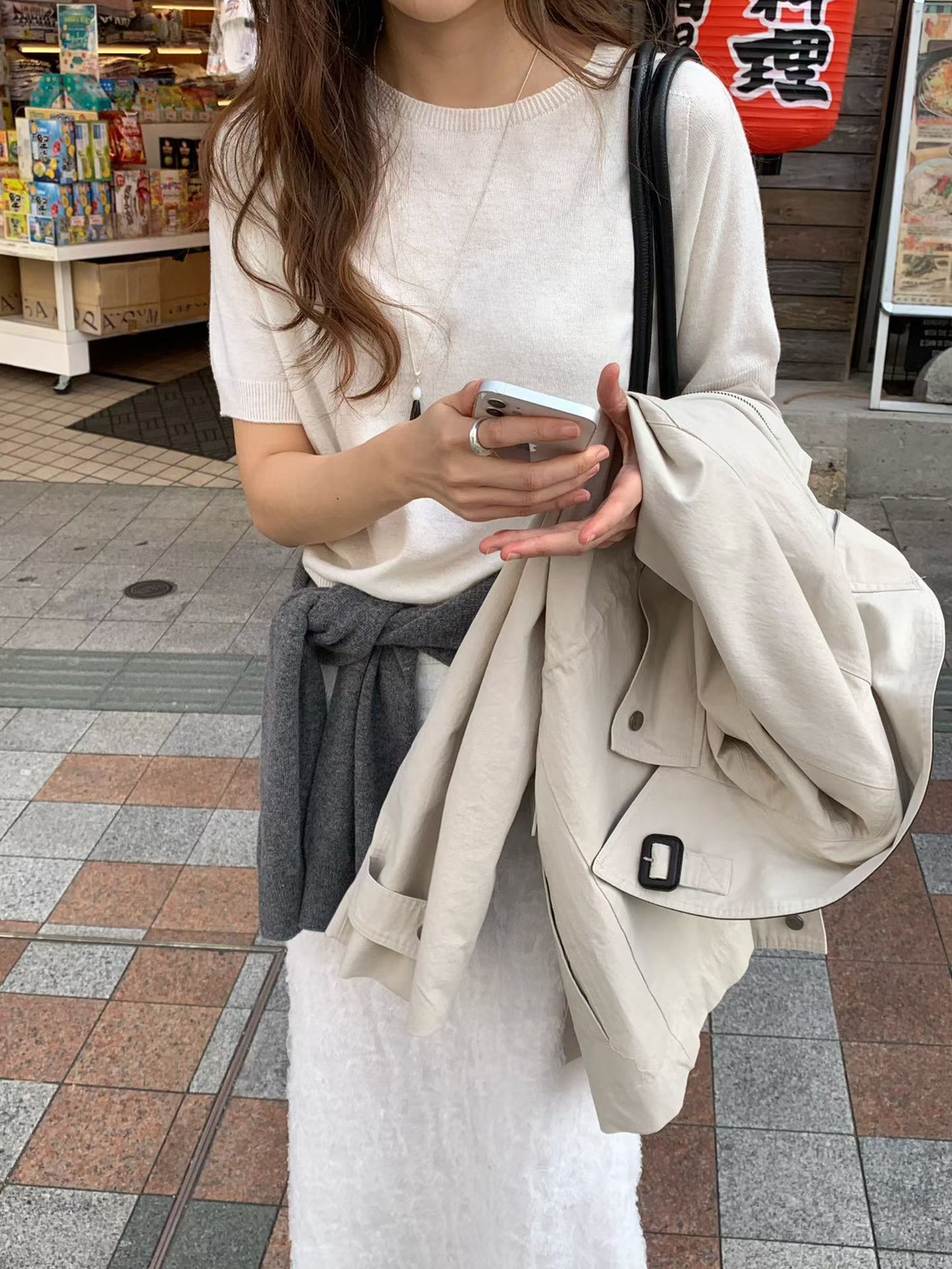 A06.大V家清爽無縫短袖針織上衣