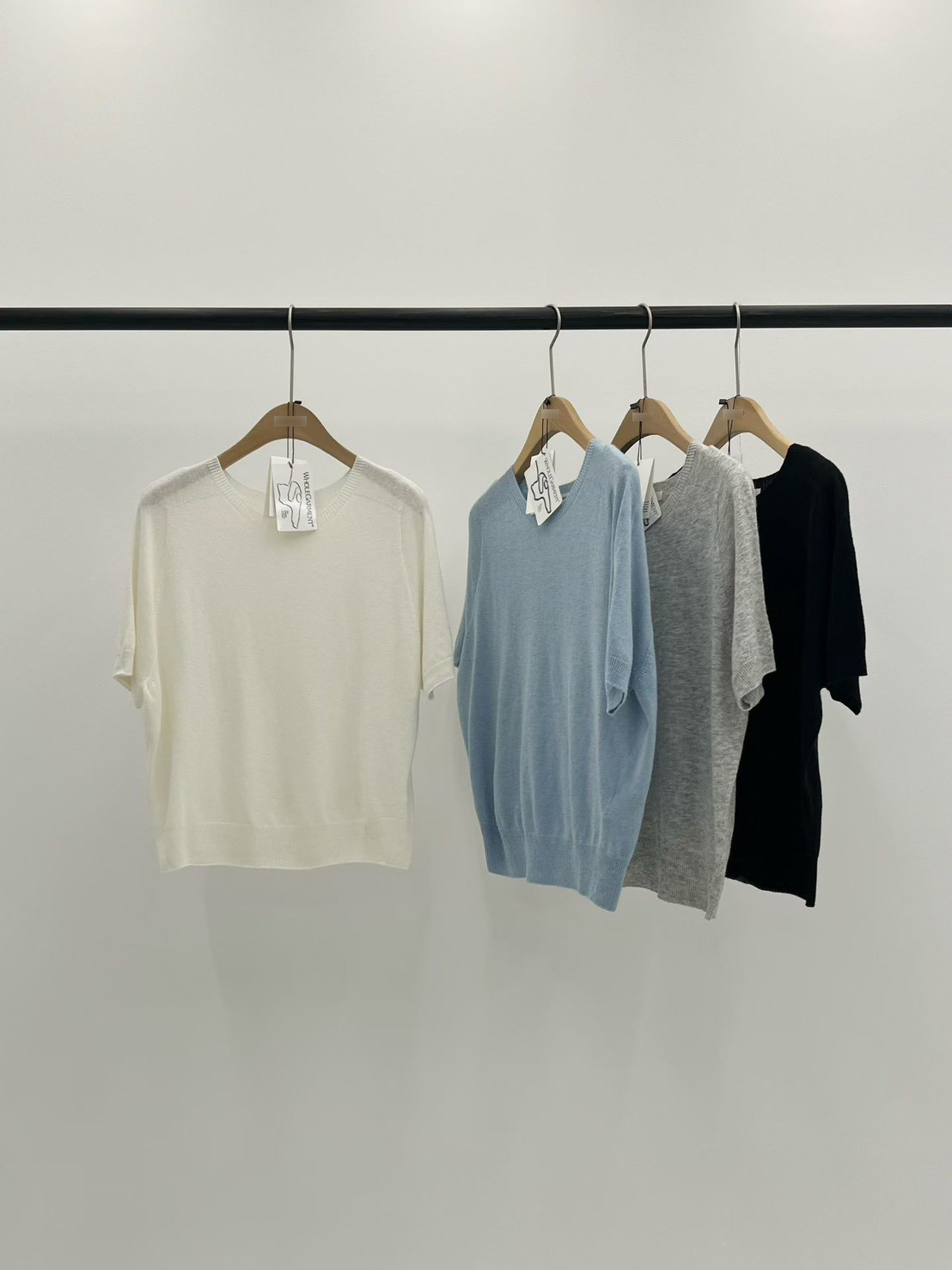 A06.大V家清爽無縫短袖針織上衣