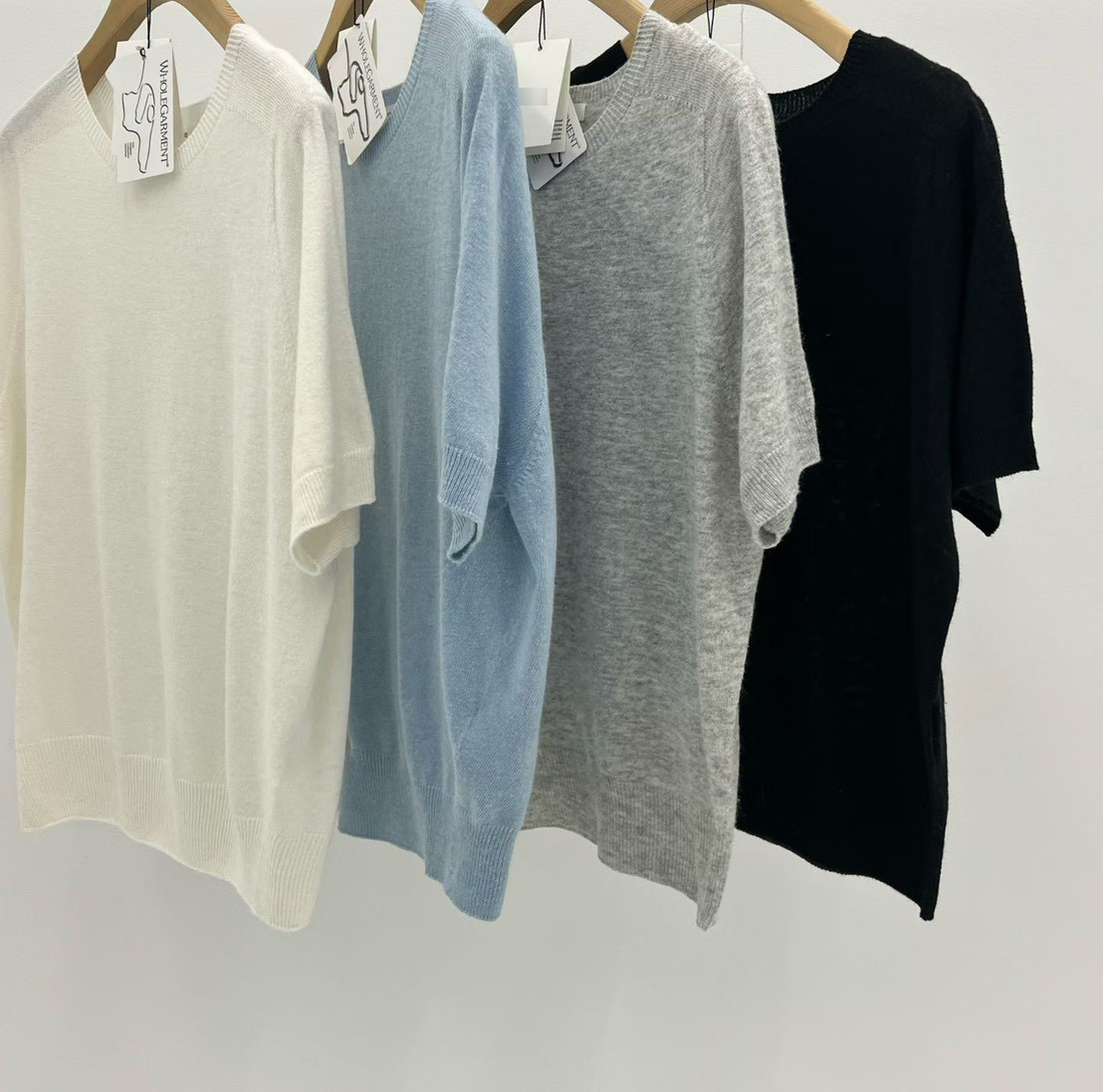 A06.大V家清爽無縫短袖針織上衣