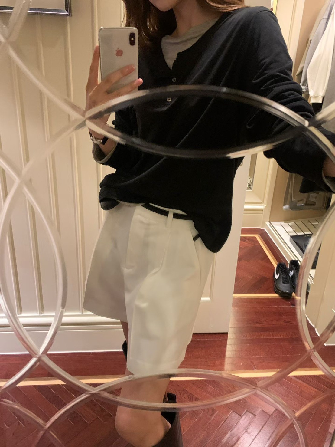 A03.大V家半門襟小排釦上衣