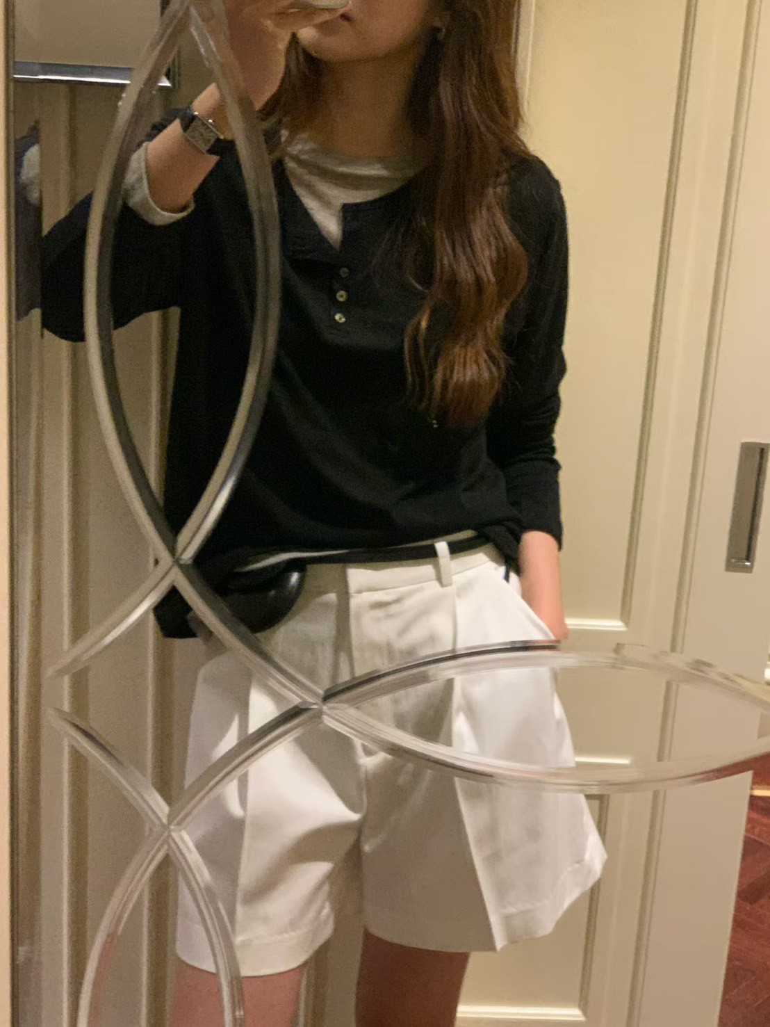 A03.大V家半門襟小排釦上衣