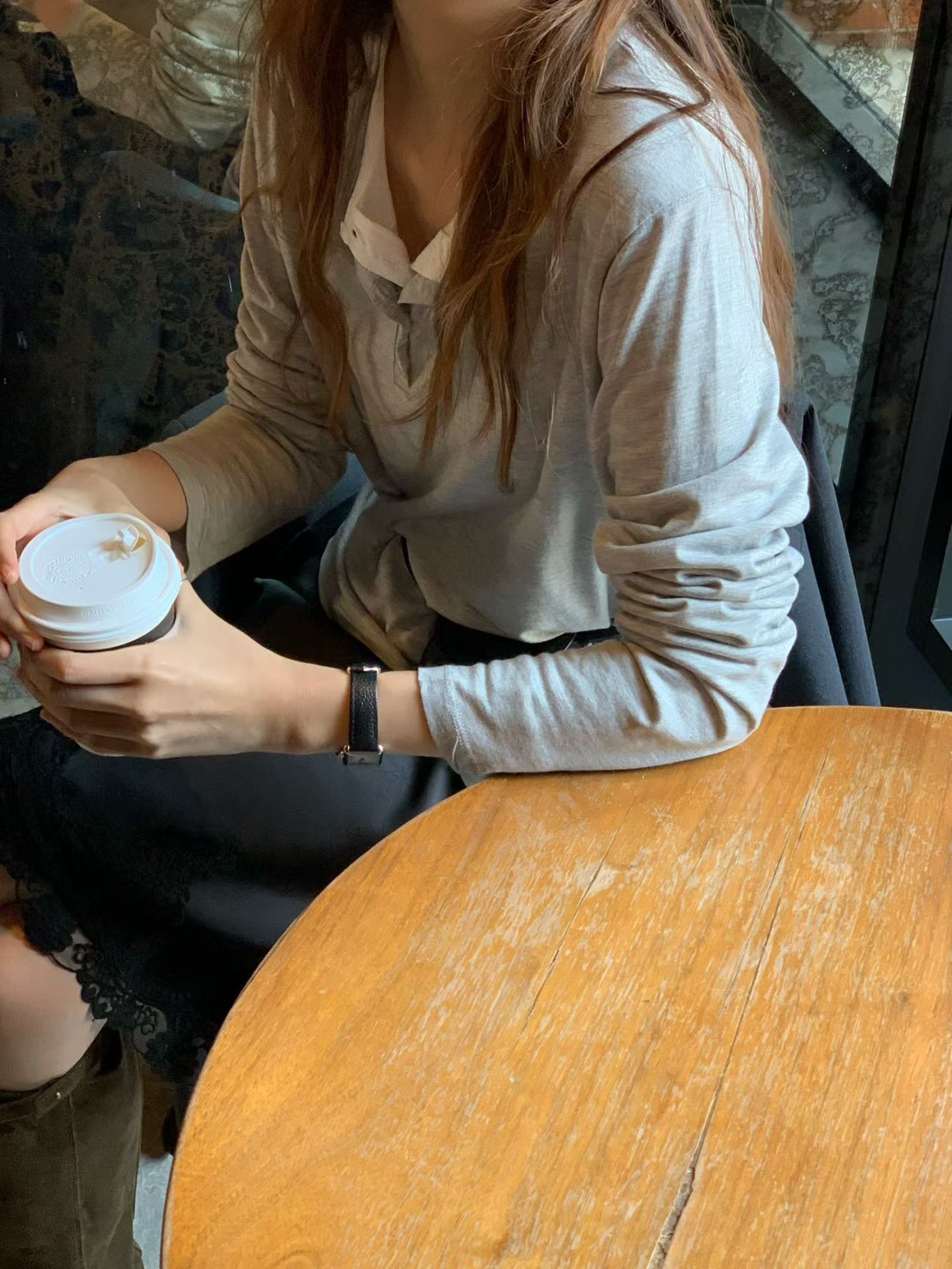 A03.大V家半門襟小排釦上衣