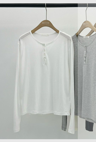 A03.大V家半門襟小排釦上衣