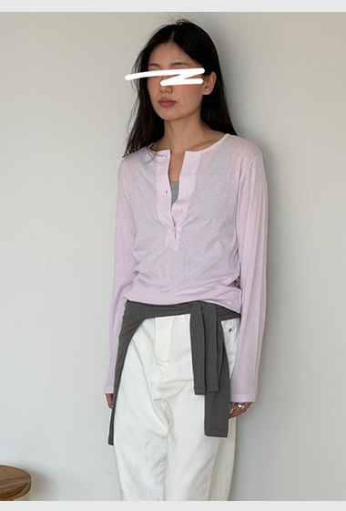 A37.瘦瘦歐膩寬門襟排釦上衣