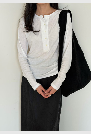 A37.瘦瘦歐膩寬門襟排釦上衣