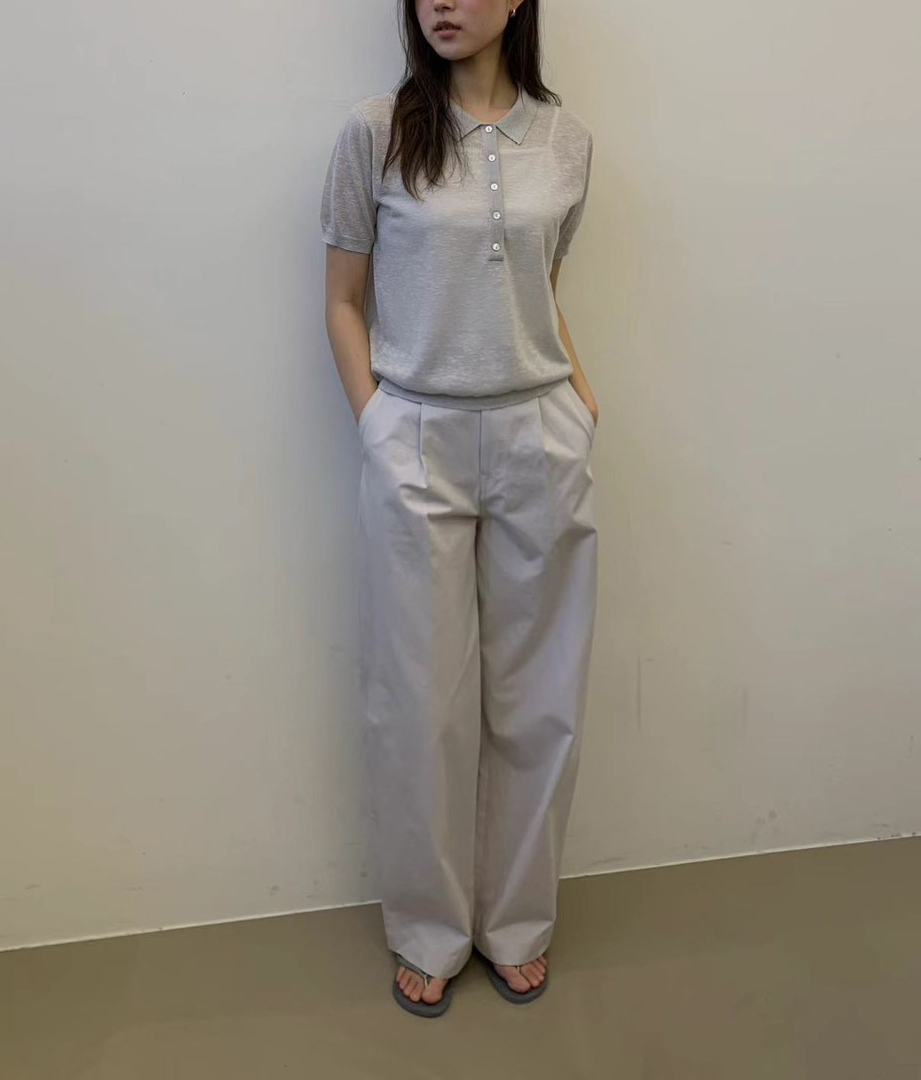 A28.質感家輕薄POLO針織衫