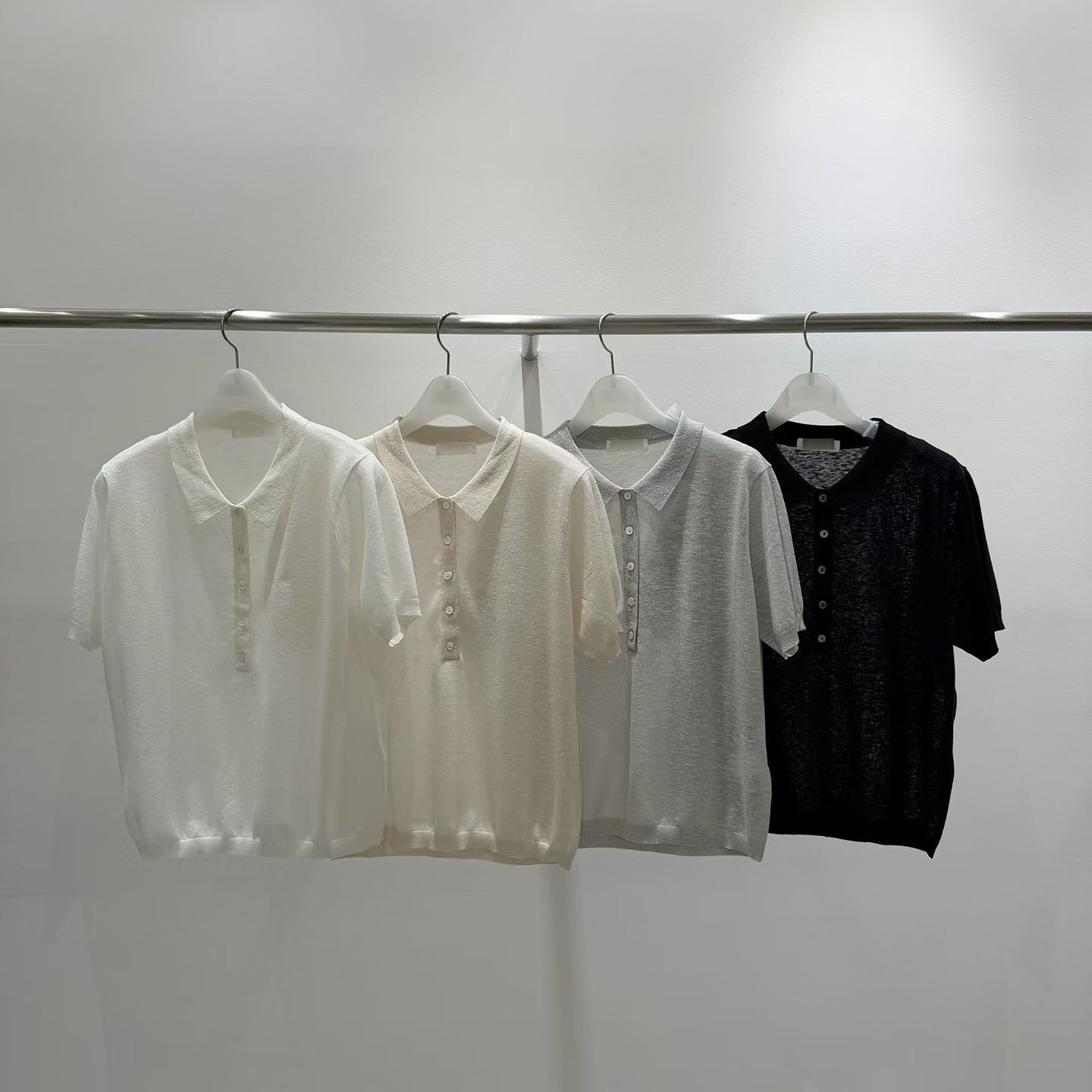 A28.質感家輕薄POLO針織衫